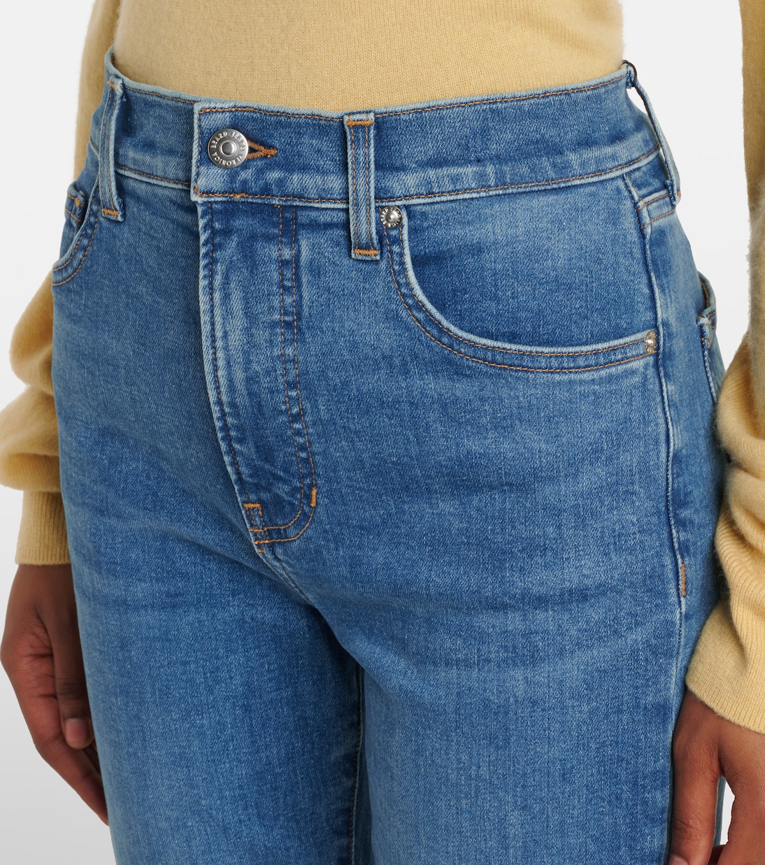 High-Rise Flared Jeans Beverly | Veronica Beard