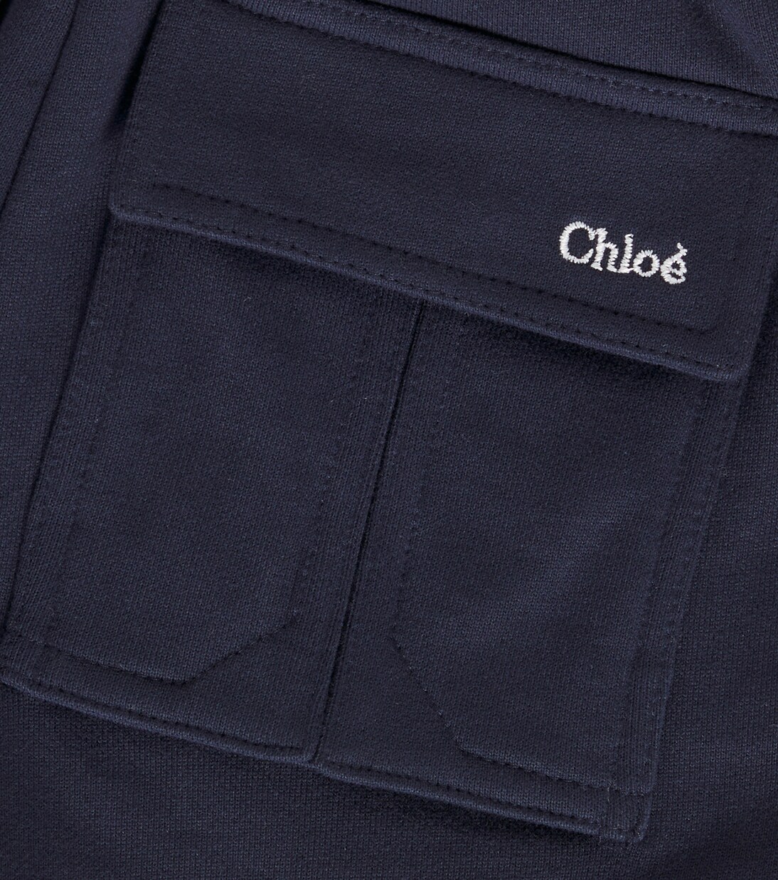 Cotton jersey shorts | Chloé Kids