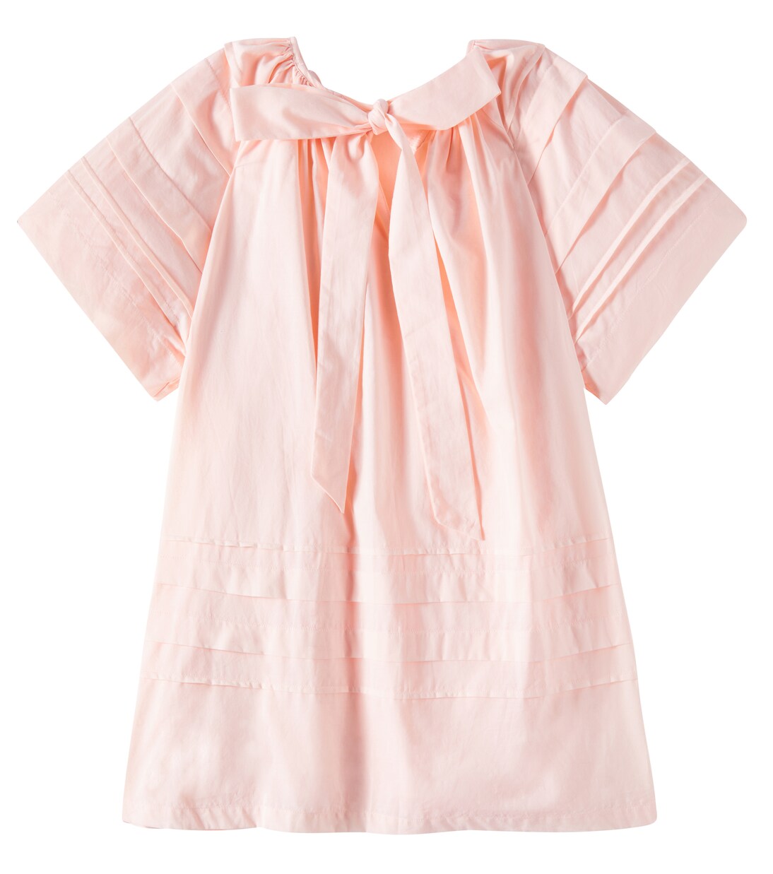 Pleated smocked cotton voile dress | Petite Amalie  