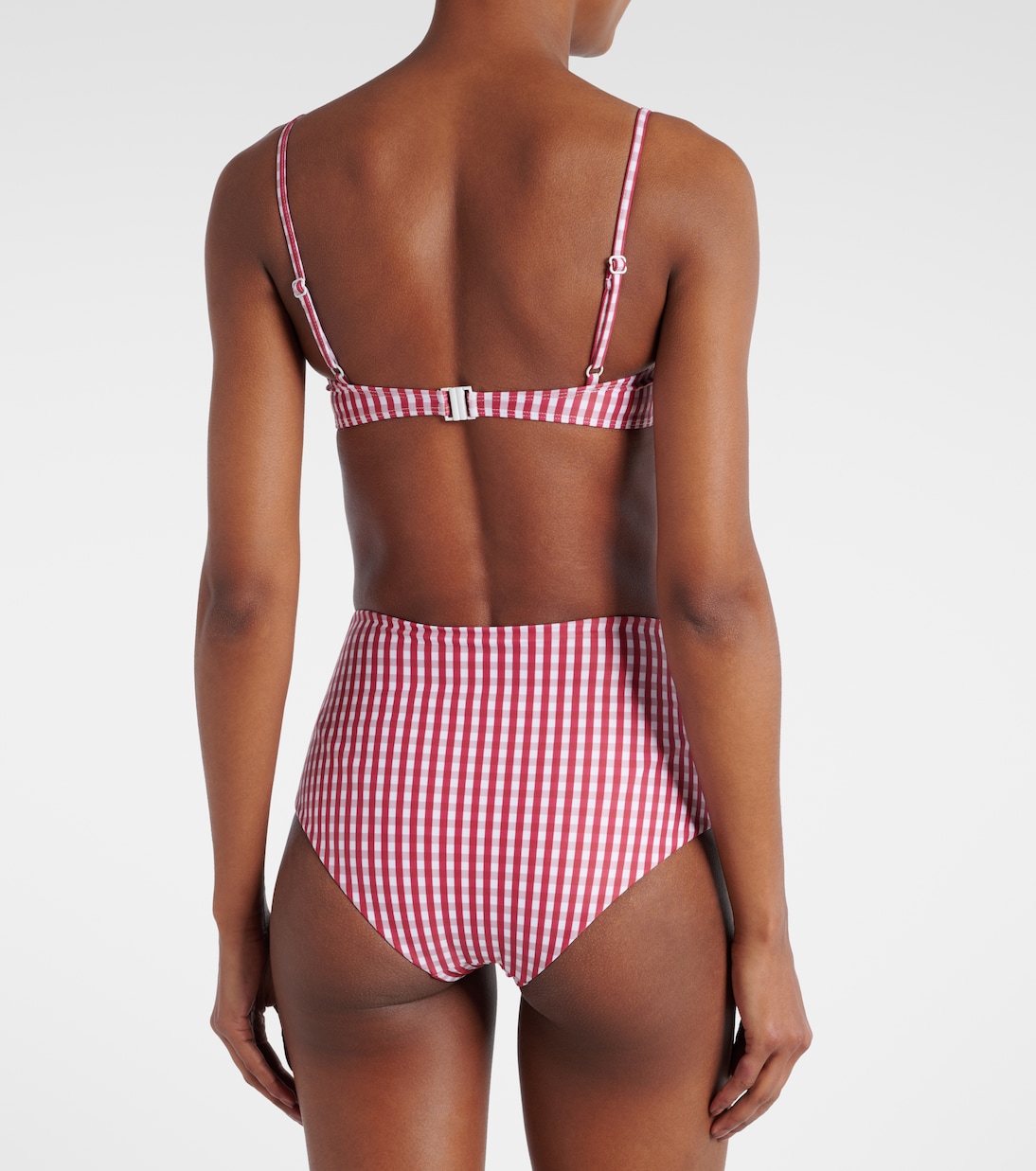 Farrah gingham bikini top  | Faithfull