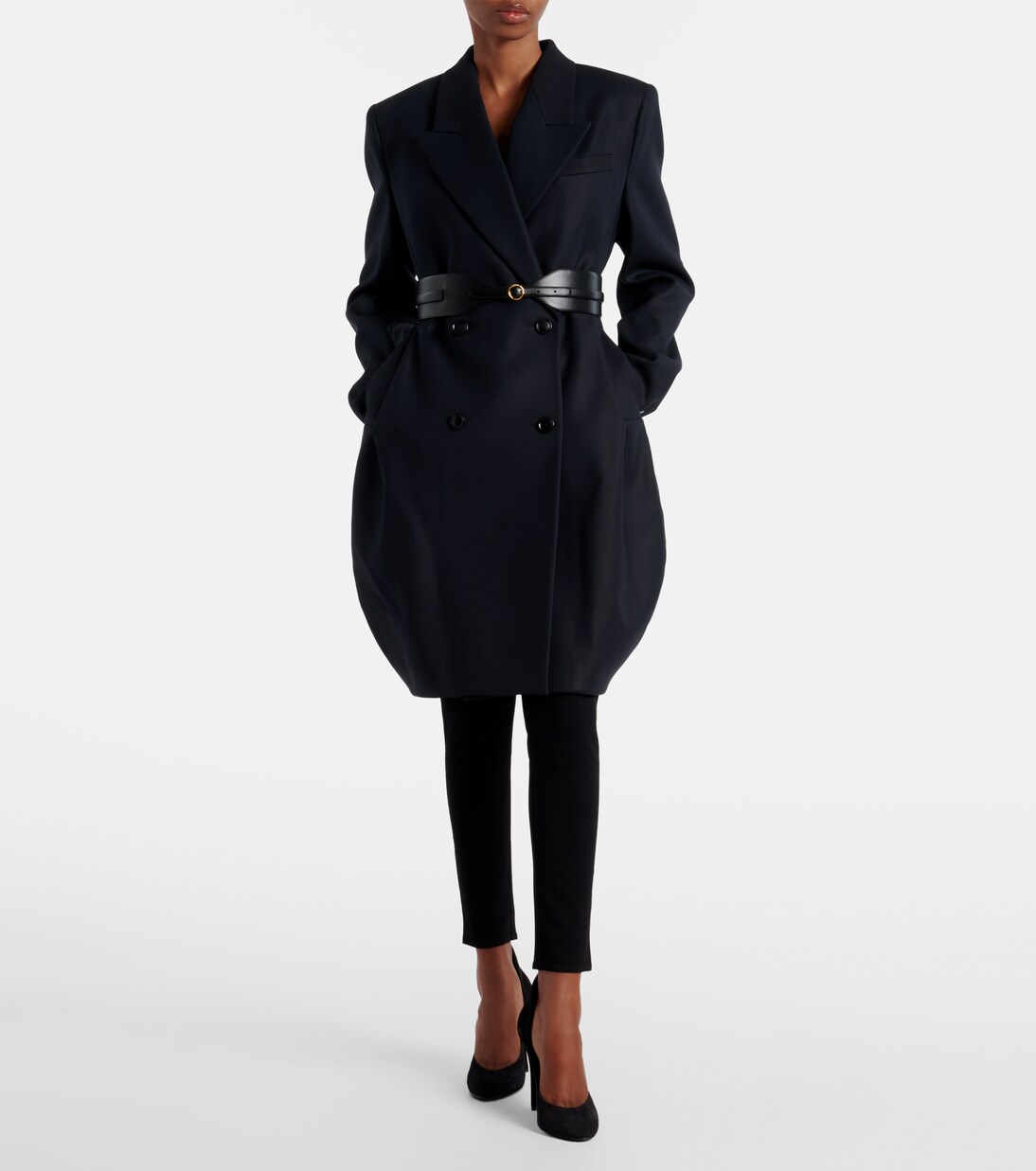 Escarpins Decolette 110 en daim | Alaïa