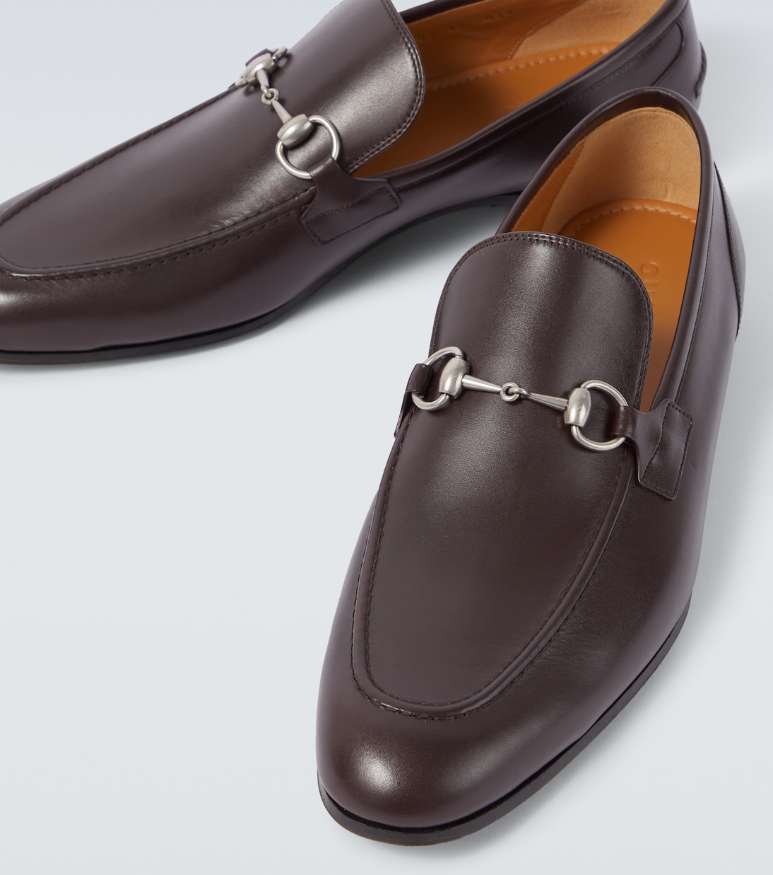 Mocasines Jordaan de piel con Horsebit | Gucci