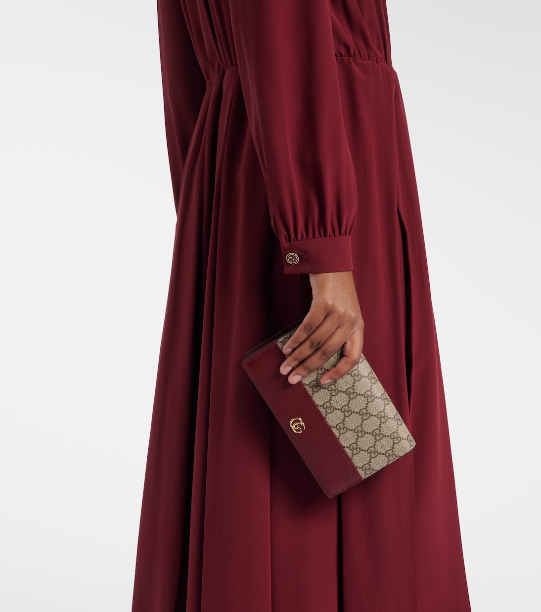 Portemonnaie mit Kettenriemen GG Marmont Petite | Gucci