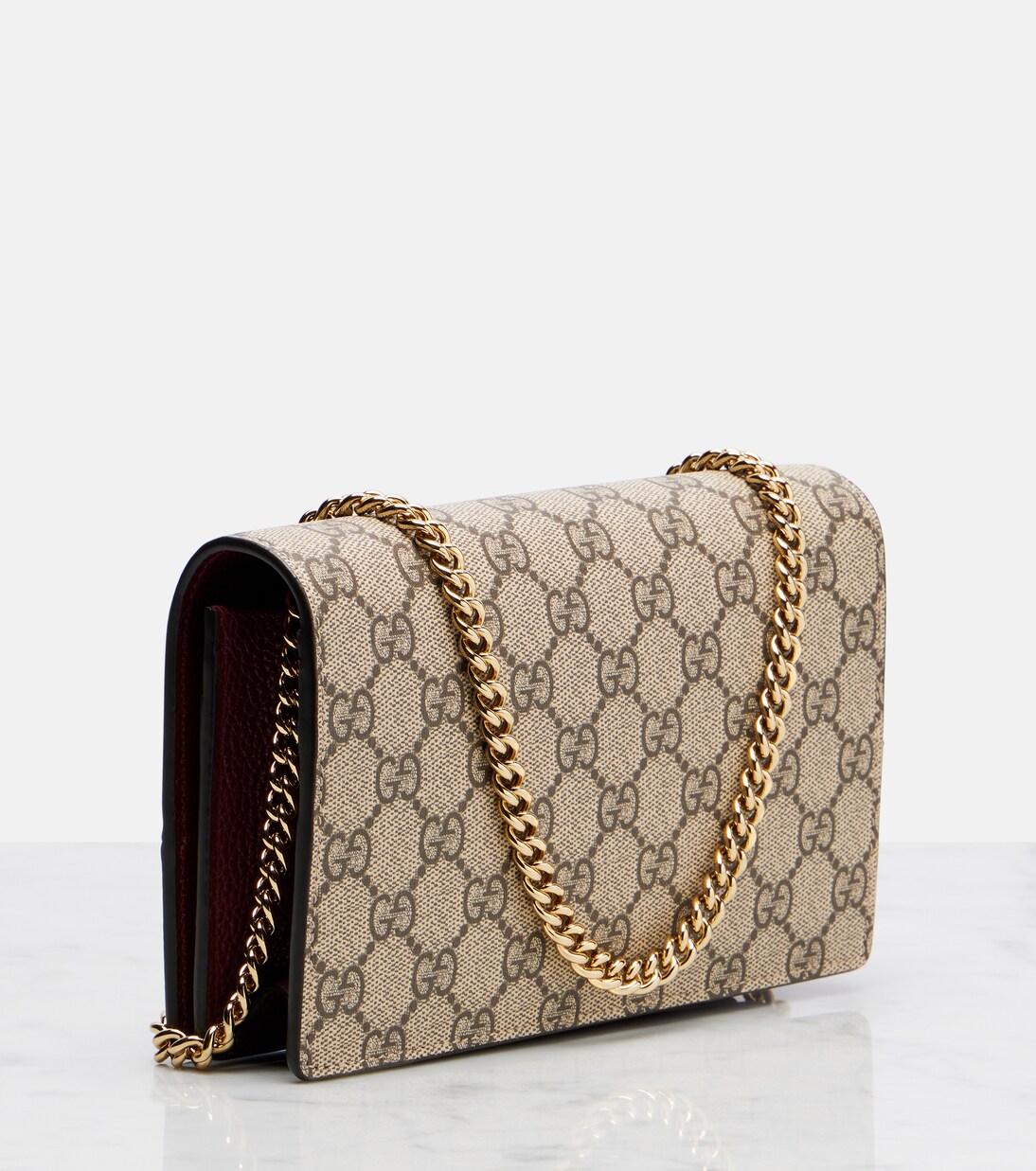 Portemonnaie mit Kettenriemen GG Marmont Petite | Gucci