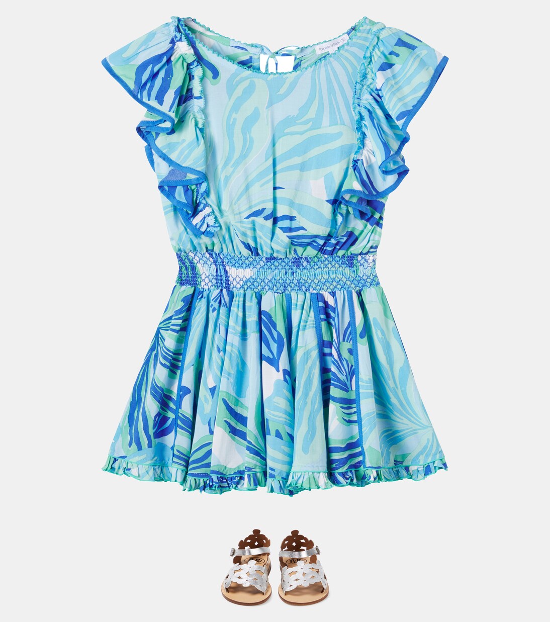 Kikka printed dress | Poupette St Barth Kids