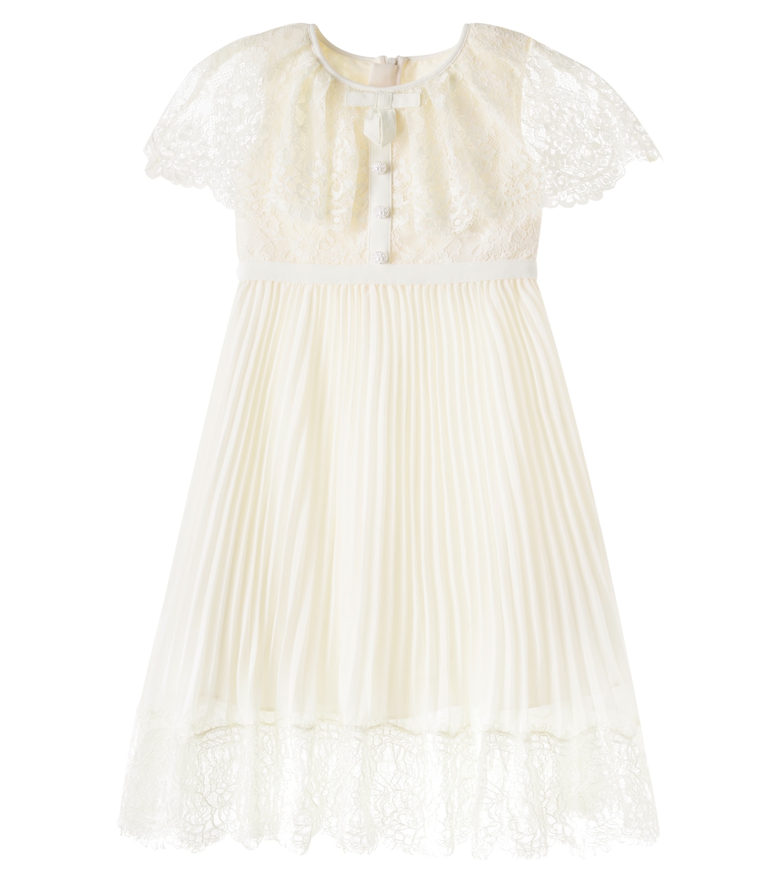 Kleid aus Chiffon und Spitze | Self-Portrait Kids