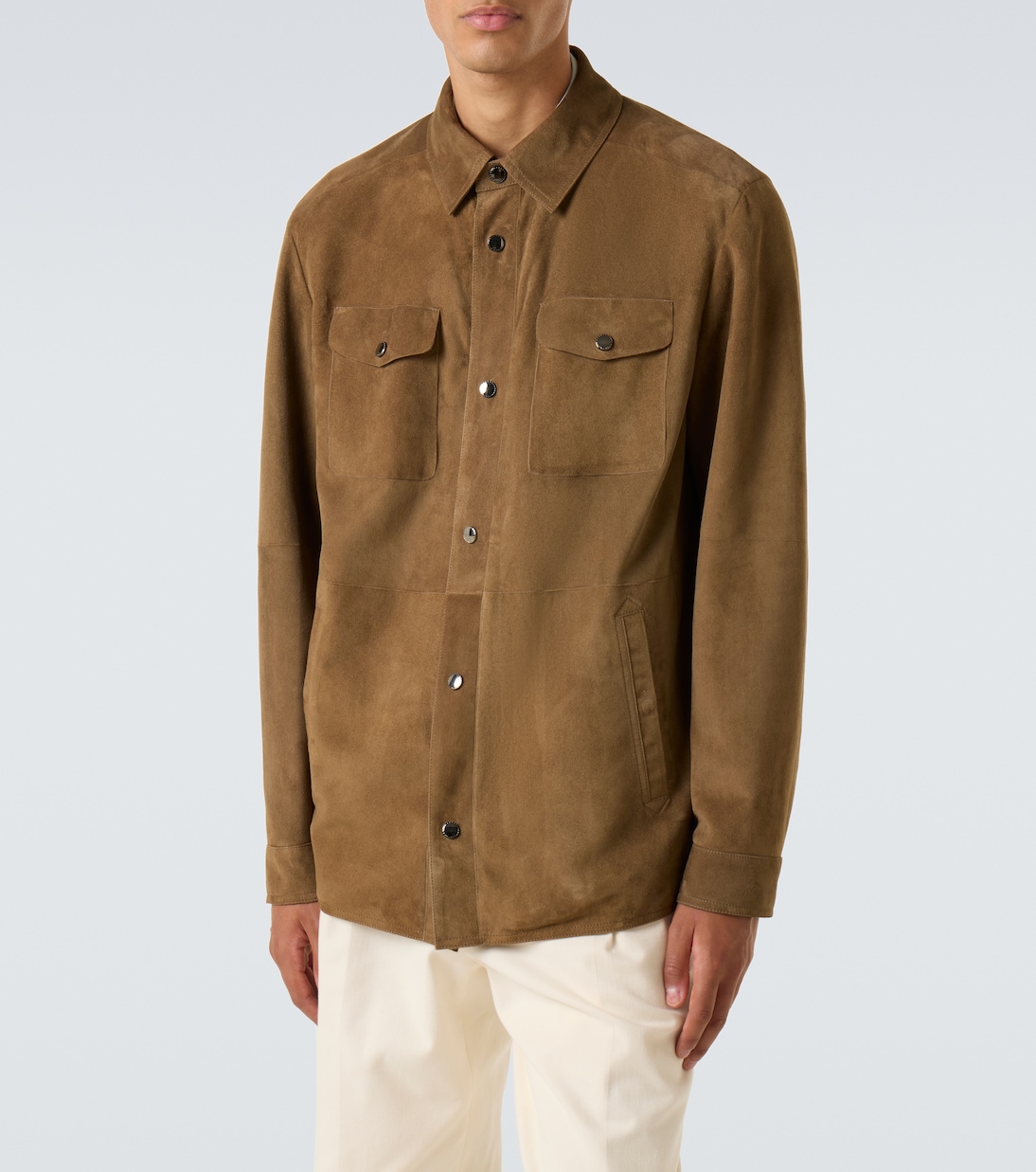 Suede overshirt | Canali