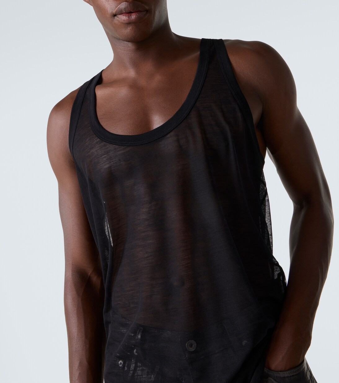 Wool-blend tank top | Rick Owens