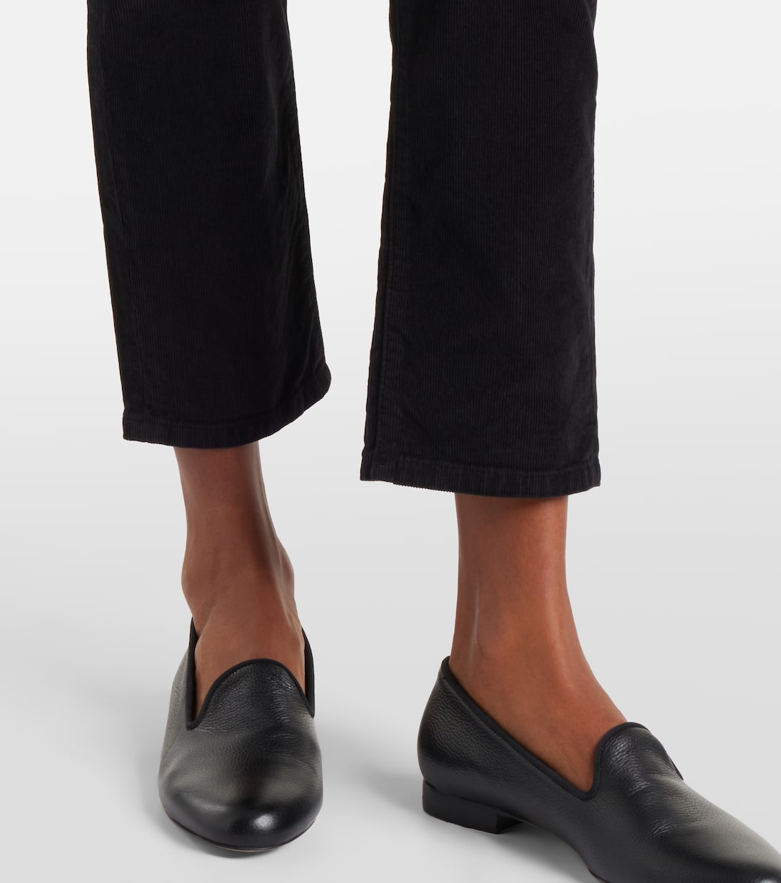 Jean slim Ex Boyfriend à taille mi-haute en velours côtelé | AG Jeans