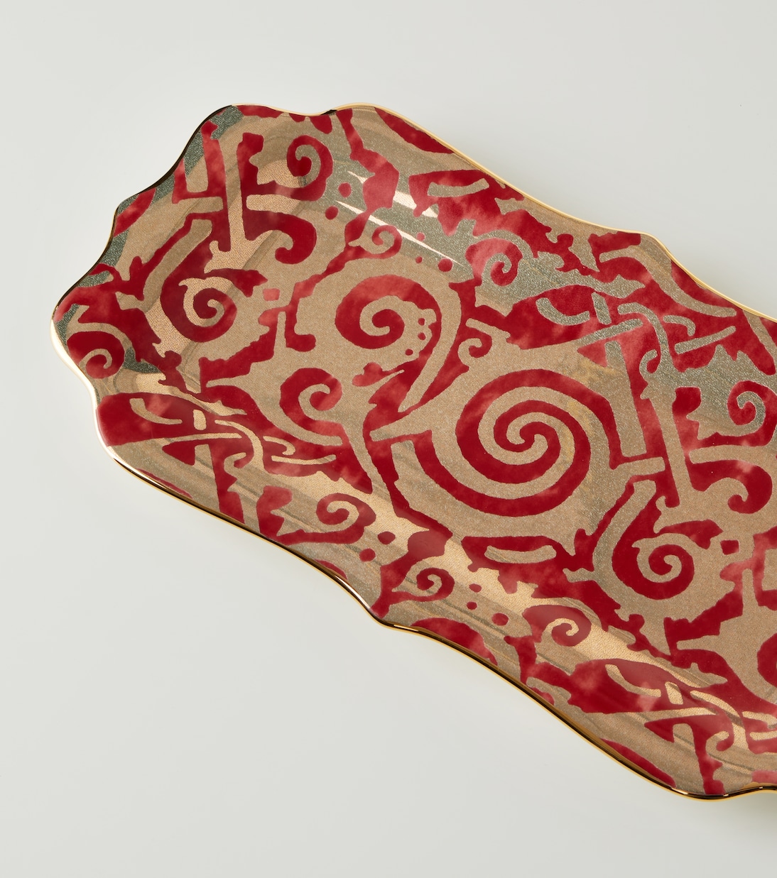 x Fortuny Maori porcelain tray | L'Objet