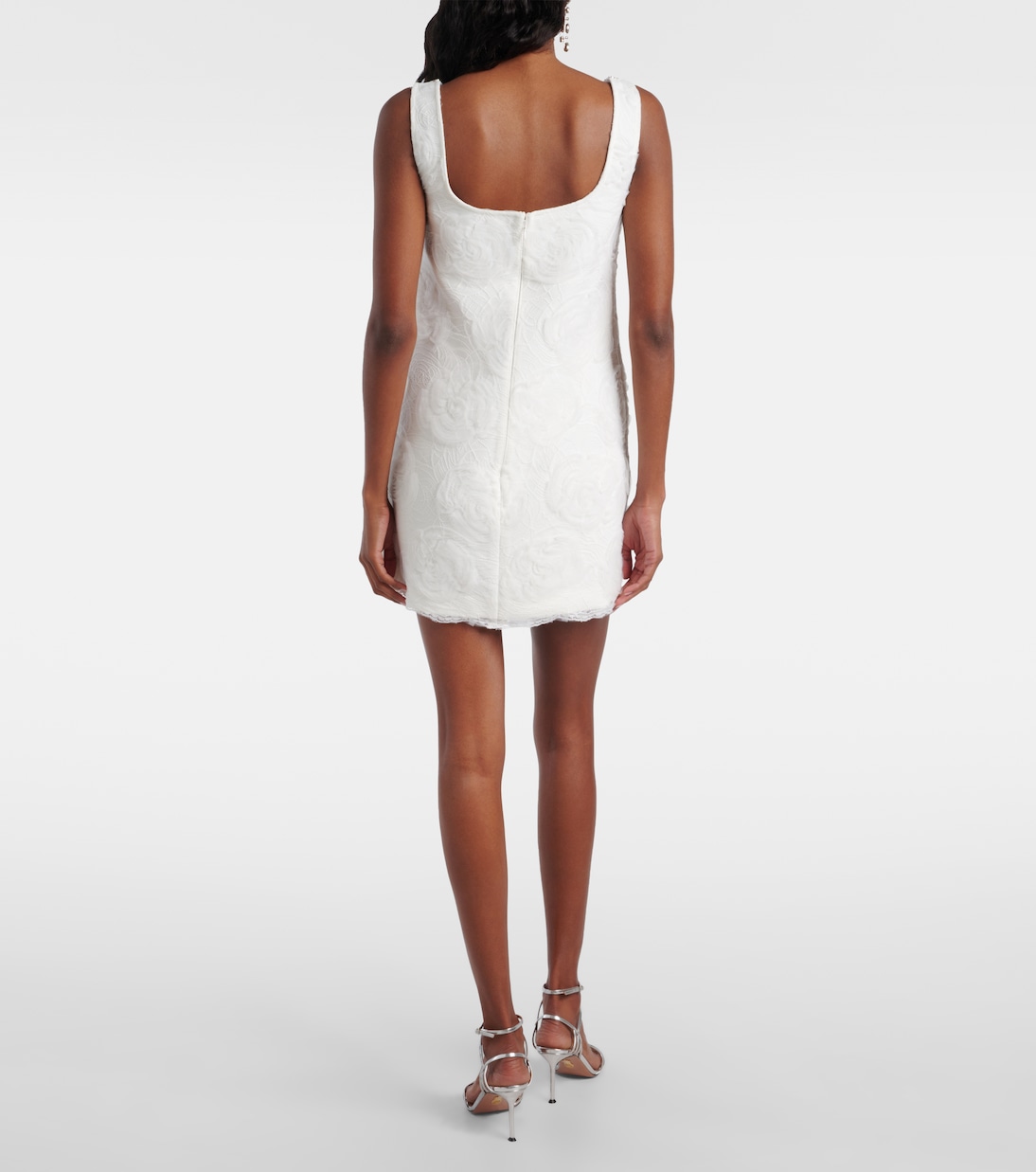 Minikleid aus Tüll mit Kristallen | Self-Portrait