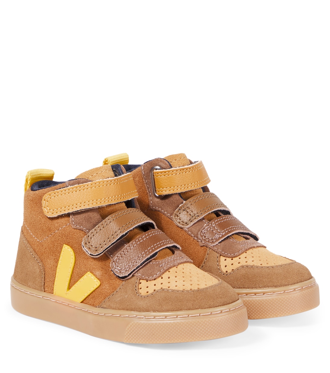 V-10 suede high-top sneakers | Veja Kids
