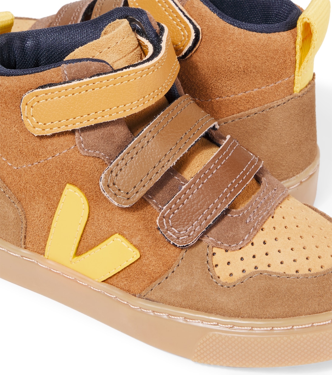V-10 suede high-top sneakers | Veja Kids