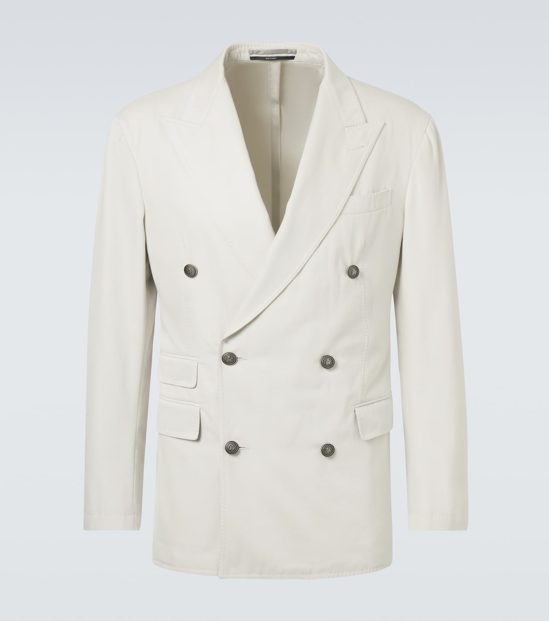 Double-breasted cotton and cashmere blazer | Dunhill