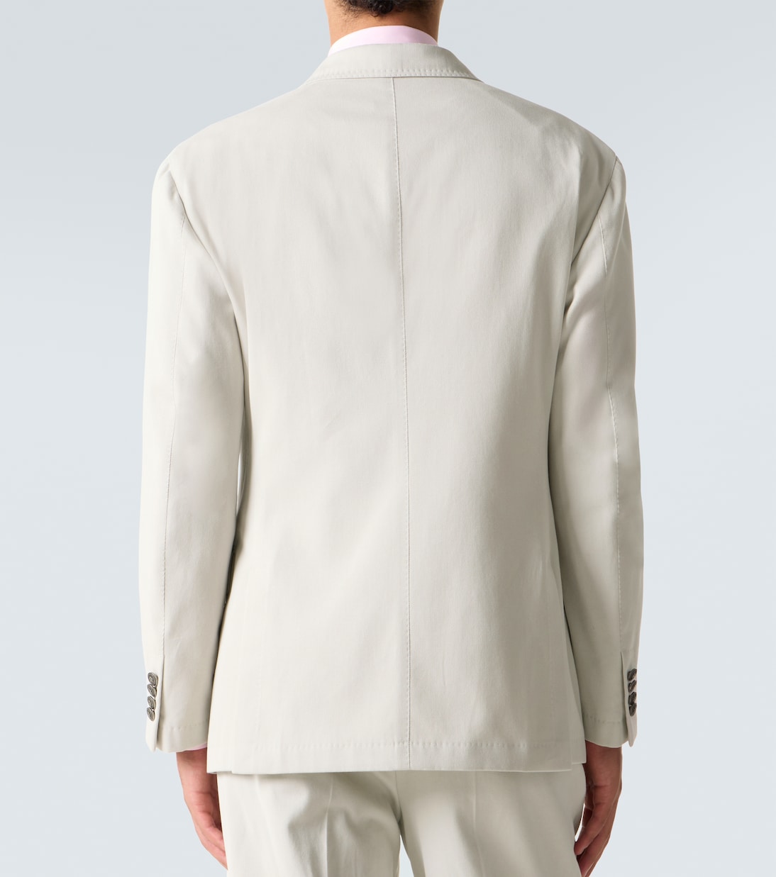 Double-breasted cotton and cashmere blazer | Dunhill