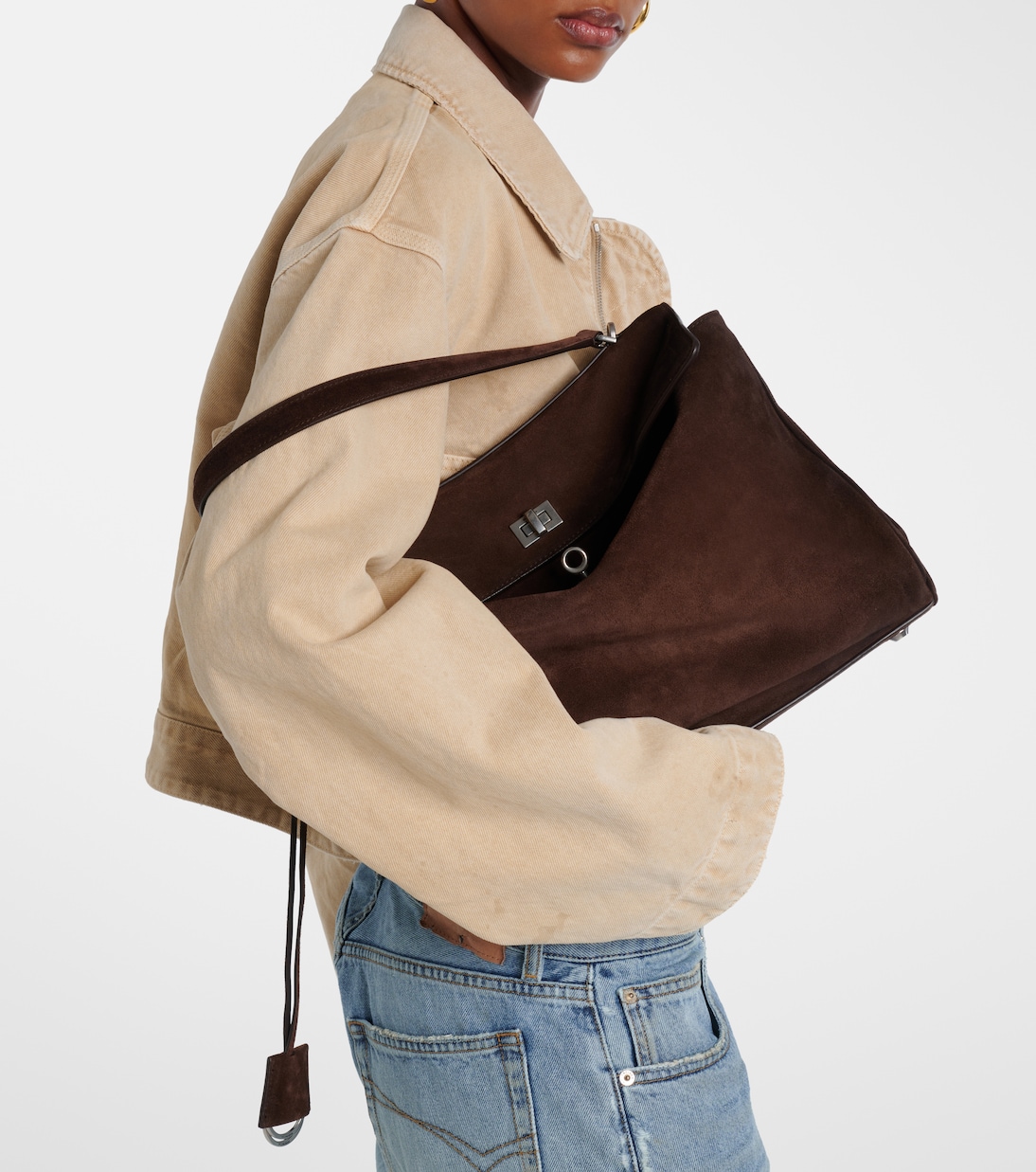 Rodeo Medium suede tote bag | Balenciaga