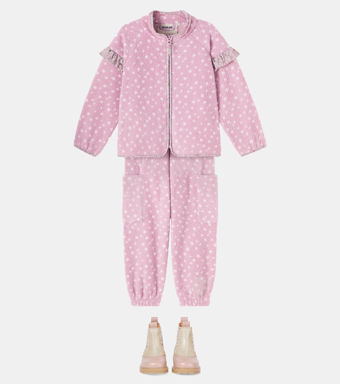 Jogginghose Suun aus Teddyfleece | Wheat