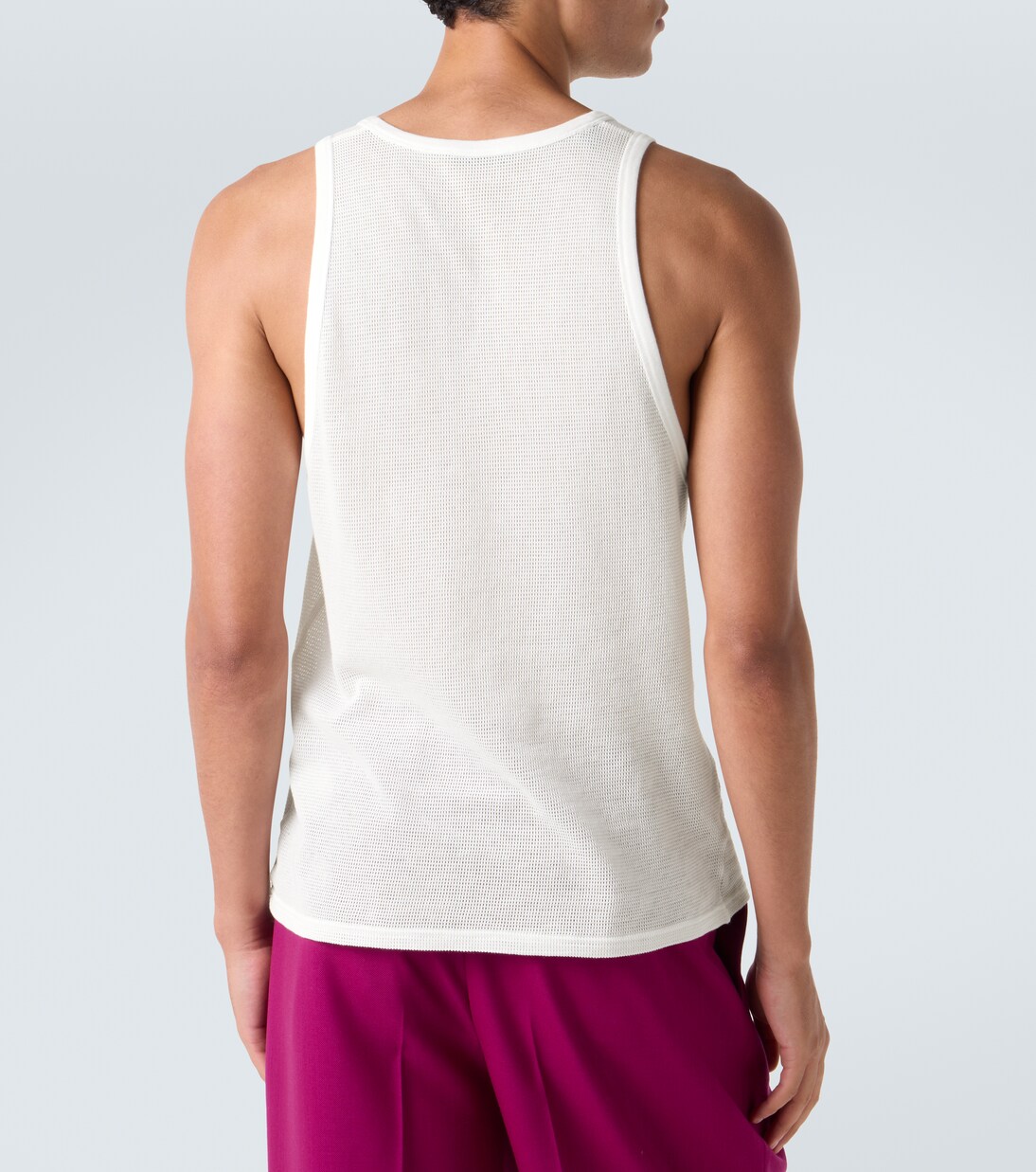 Semi-sheer cotton tank top | Tom Ford