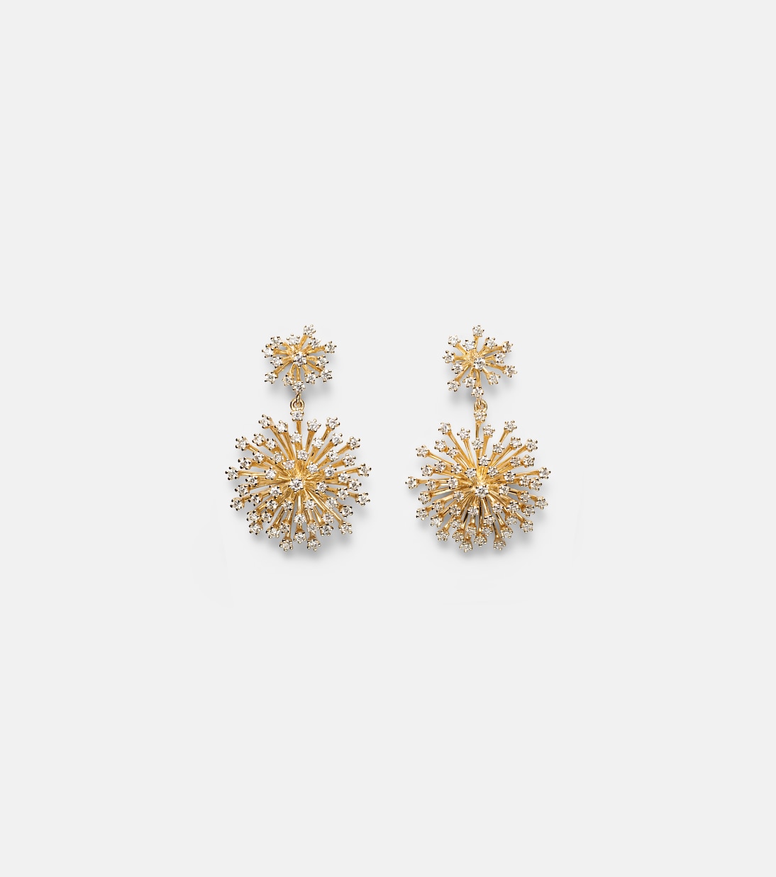 Boucles d’oreilles Burst en or 14 ct et diamants | Sydney Evan