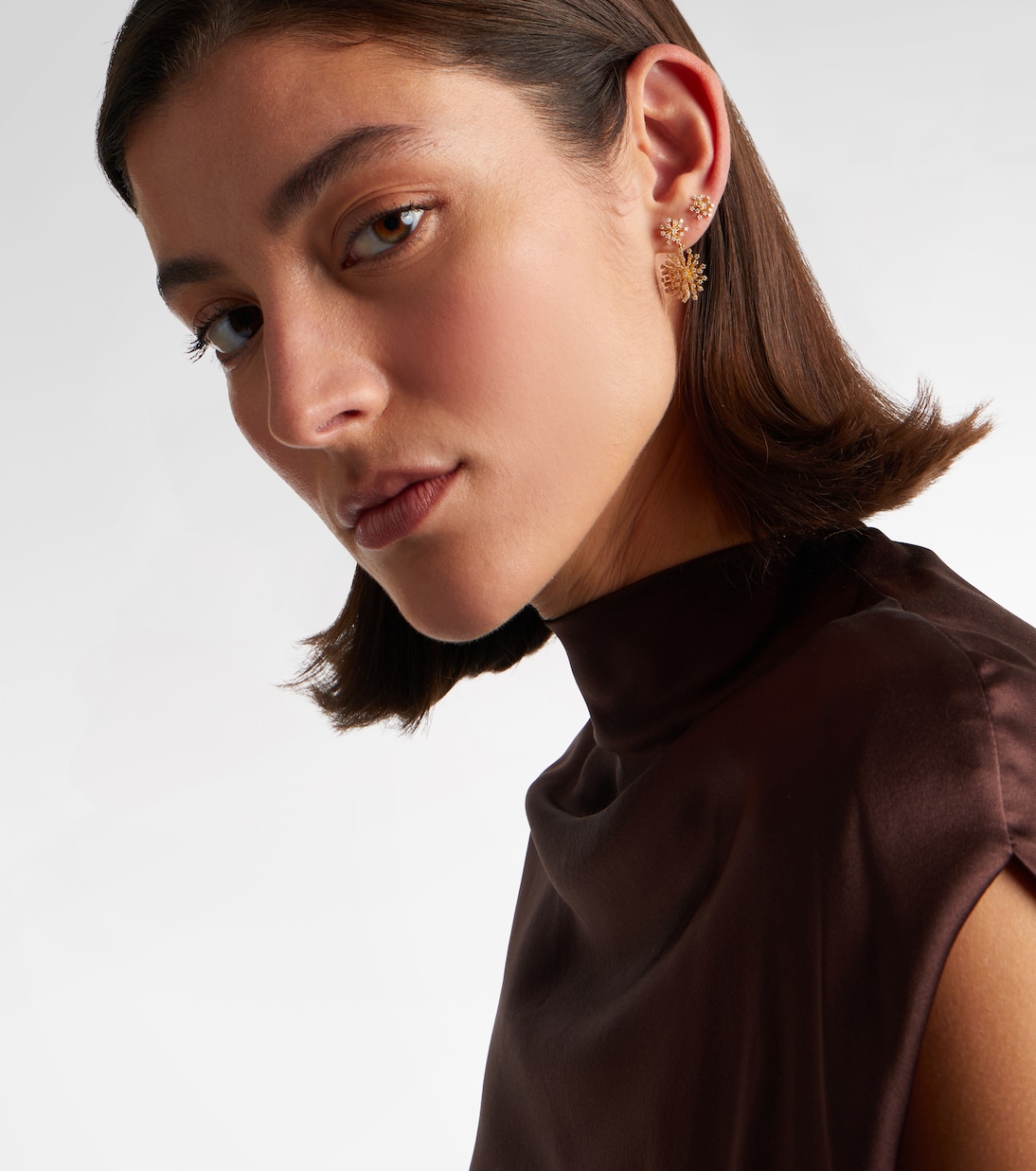 Boucles d’oreilles Burst en or 14 ct et diamants | Sydney Evan