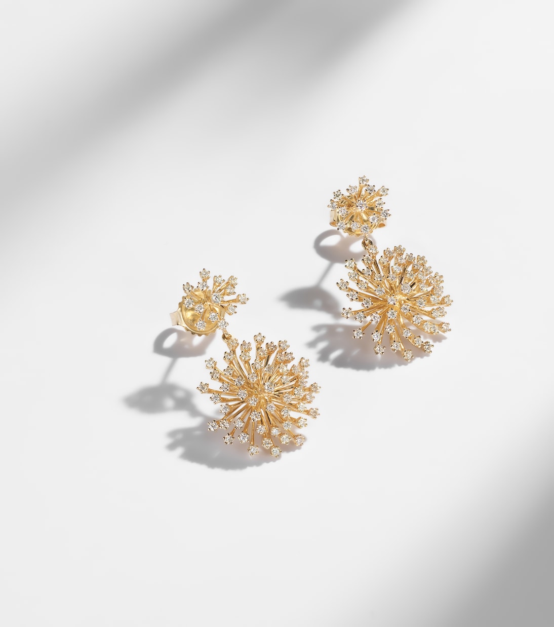 Boucles d’oreilles Burst en or 14 ct et diamants | Sydney Evan