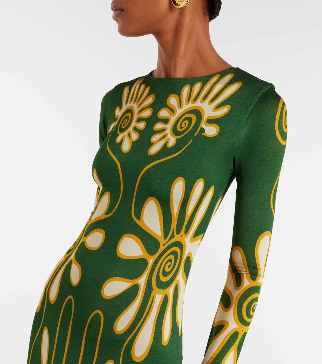 Robe longue Amay imprimée | Cala de la Cruz