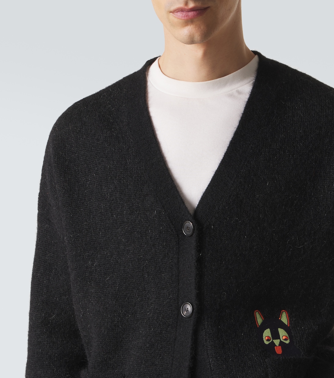 x Louis Wain mohair-blend cardigan | Loewe
