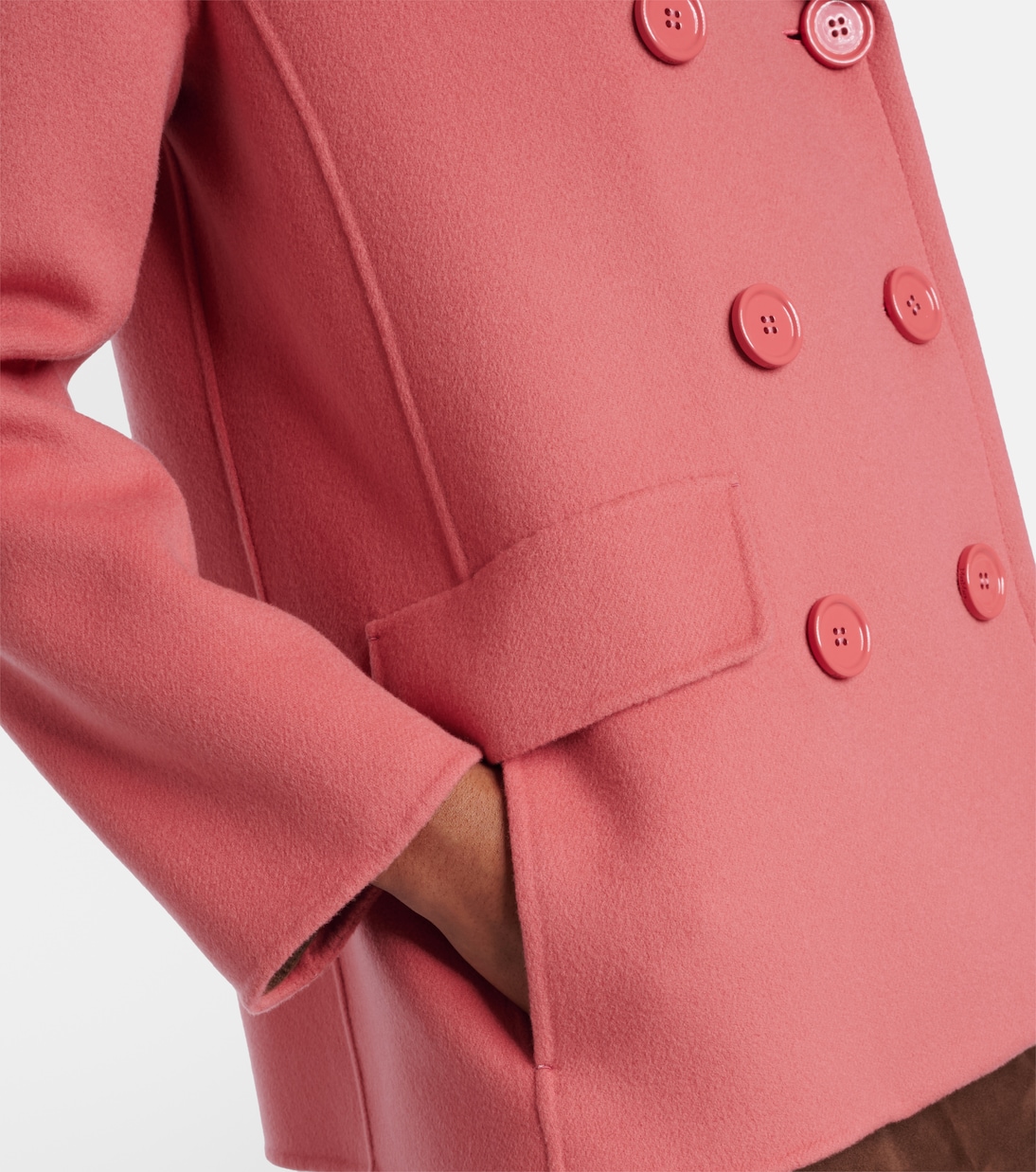 Efebo double-breasted virgin wool jacket | 'S Max Mara