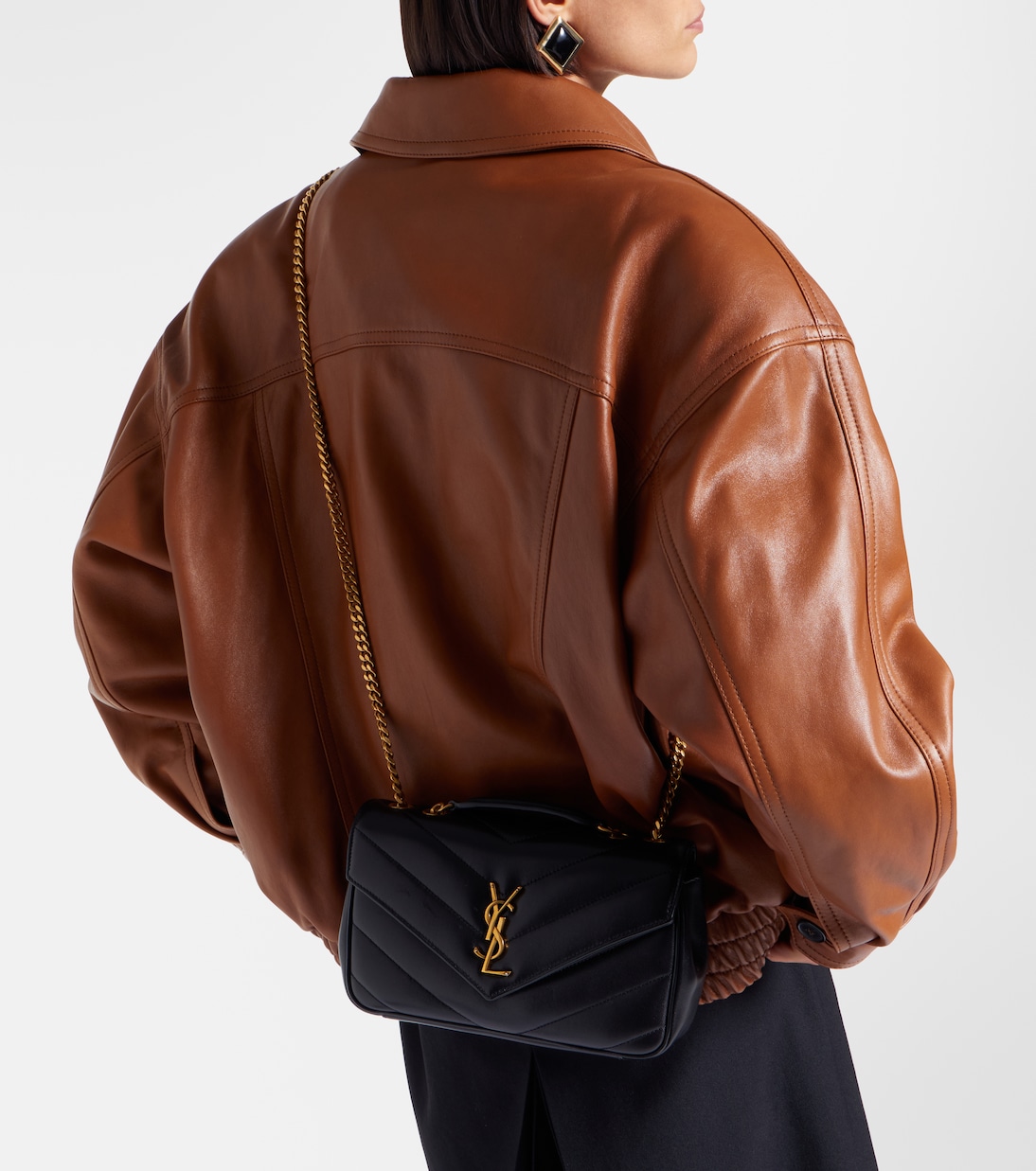 Borsa a spalla Loulou Small in pelle | Saint Laurent