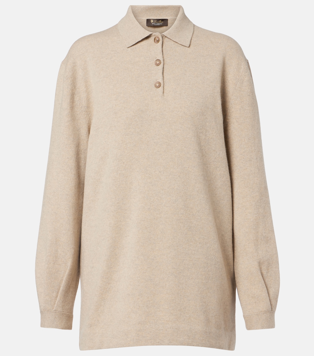 Classic cashmere polo sweater | Loro Piana
