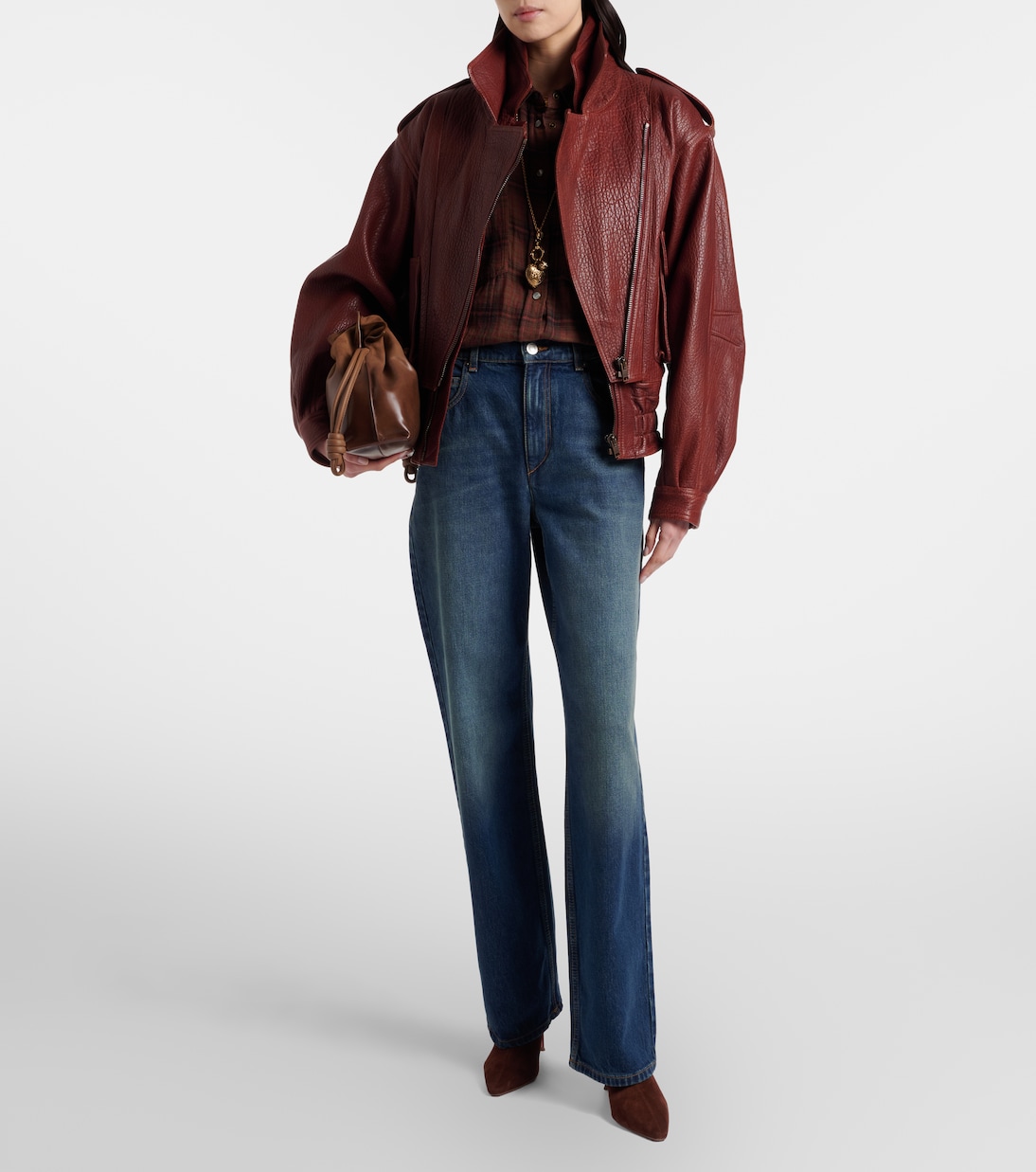 Saint Honoré 65 suede ankle boots | Aquazzura