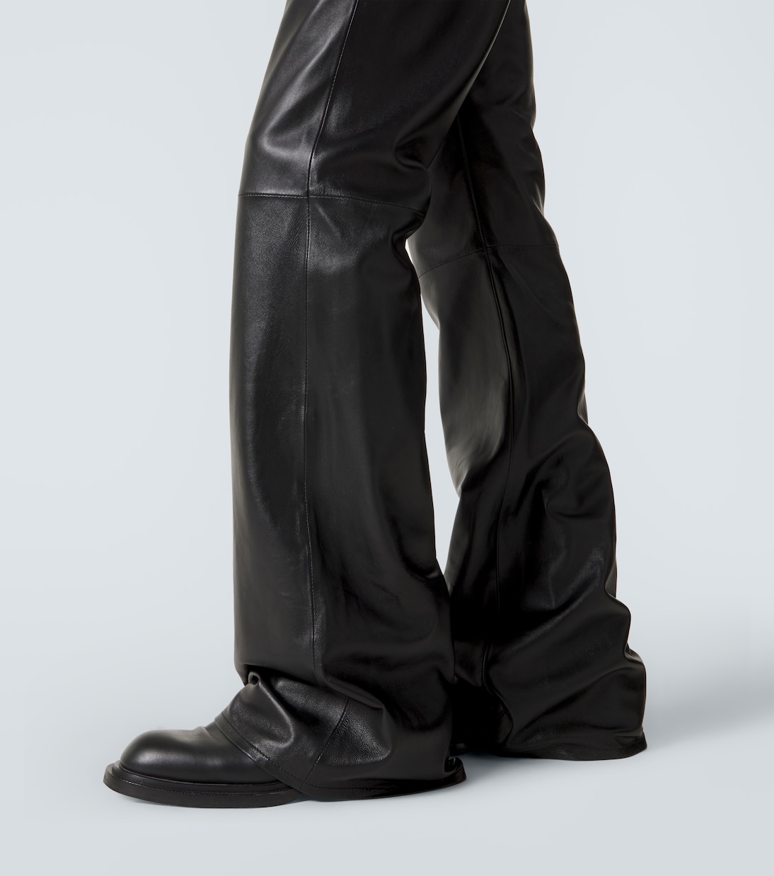 Pantalones flared de piel | Acne Studios