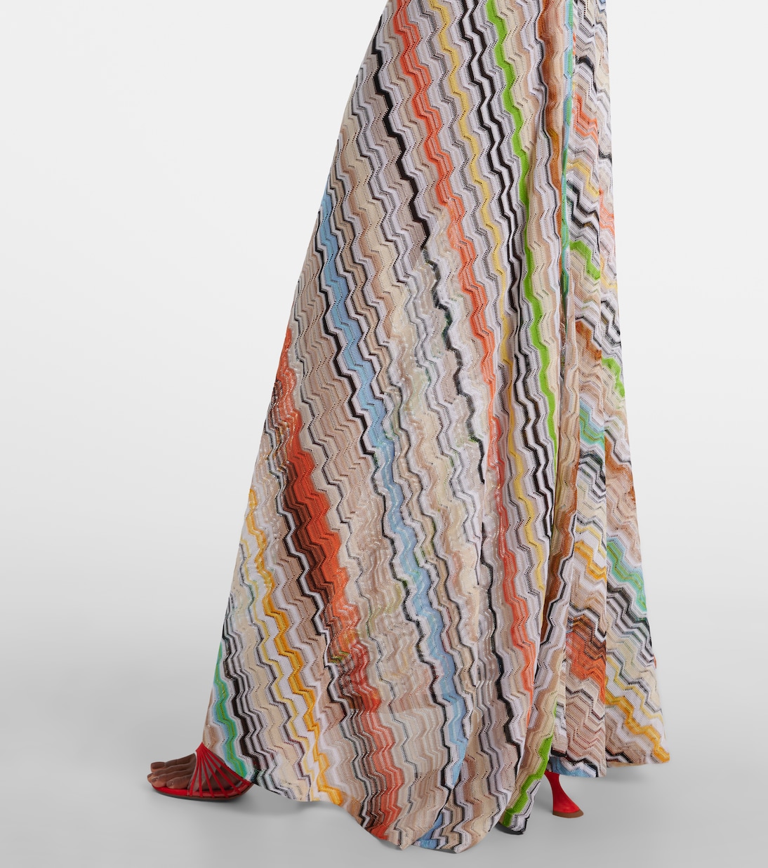 Zig Zag halterneck maxi dress | Missoni