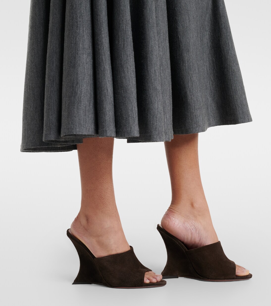 Nina 105 suede mules | Paris Texas