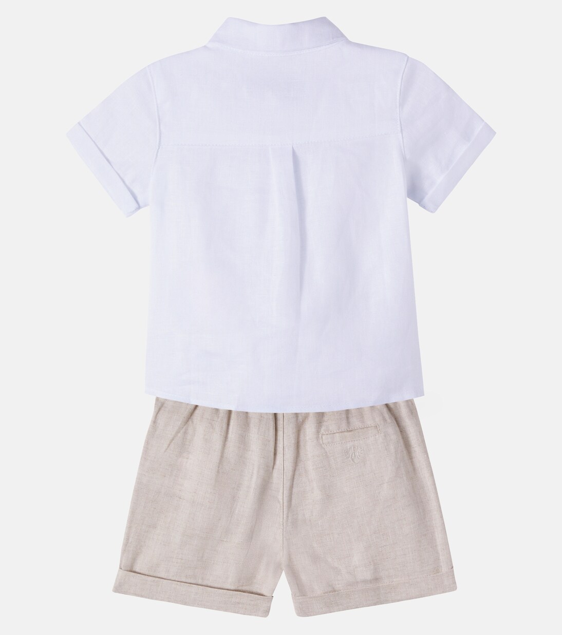 Bébé – Ensemble chemise et short en lin | Tartine et Chocolat