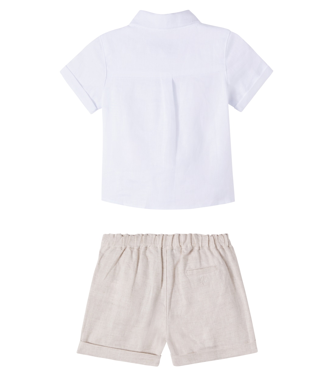 Baby linen shirt and shorts set | Tartine et Chocolat