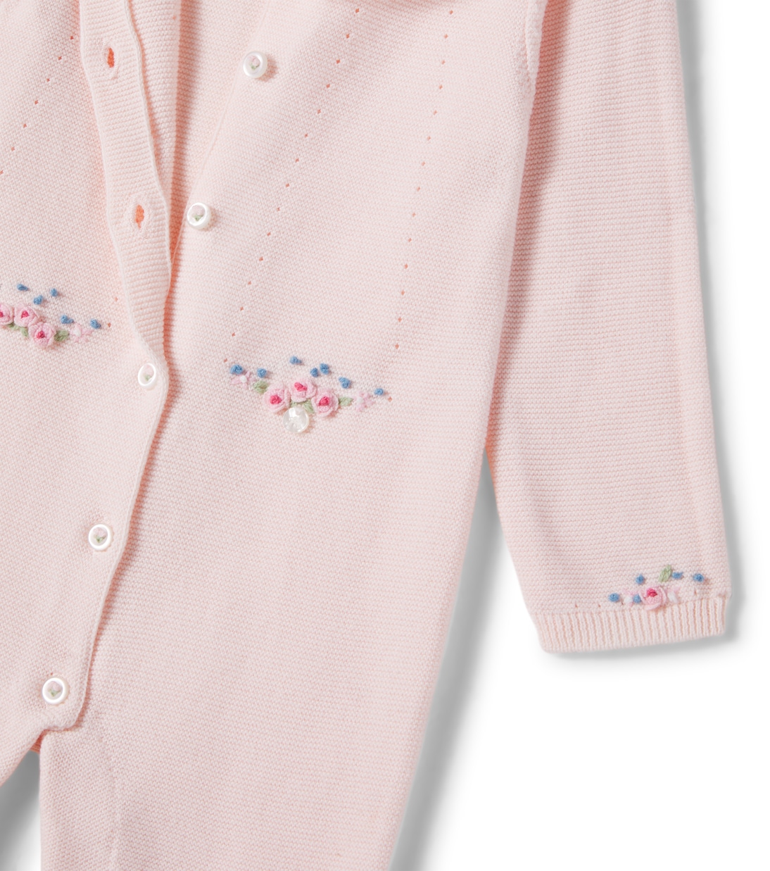 Baby - Tutina in cotone con ricamo | Tartine et Chocolat