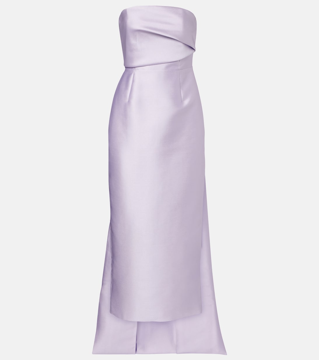 Kiki caped satin corset cocktail dress | Solace London