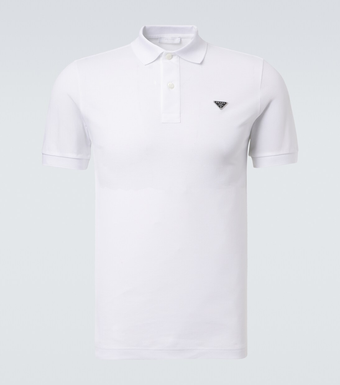 Polo de piqué de algodón | Prada