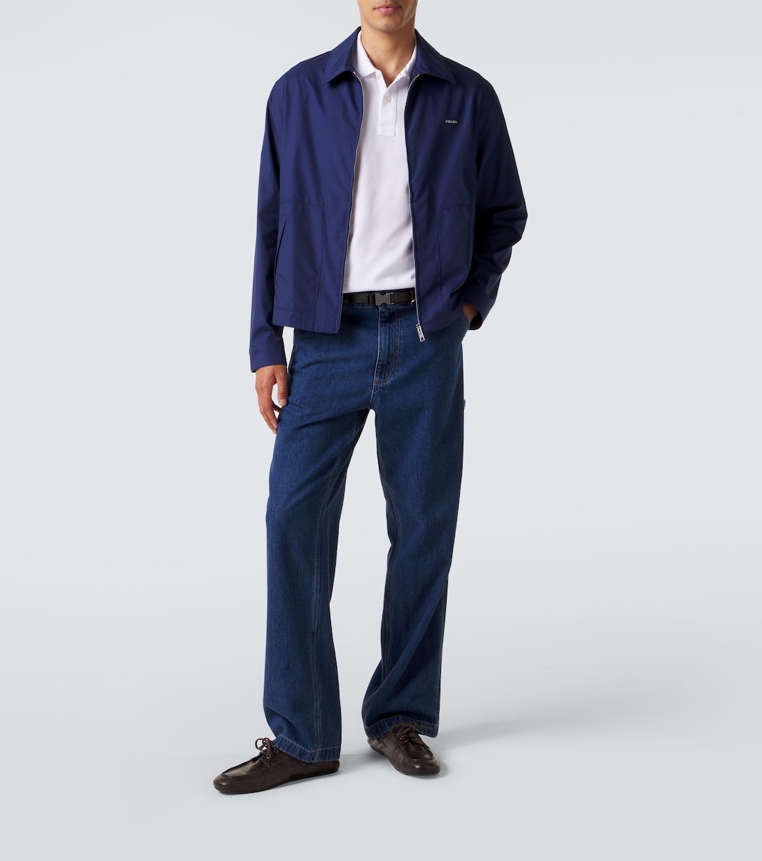 Polo de piqué de algodón | Prada