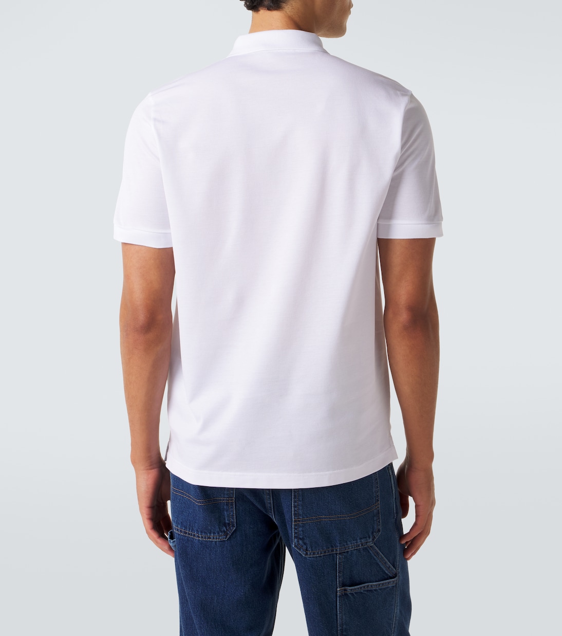 Polo de piqué de algodón | Prada