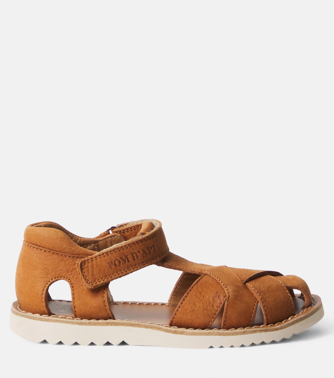 Sandalias Waff Cross de piel | Pom d'Api