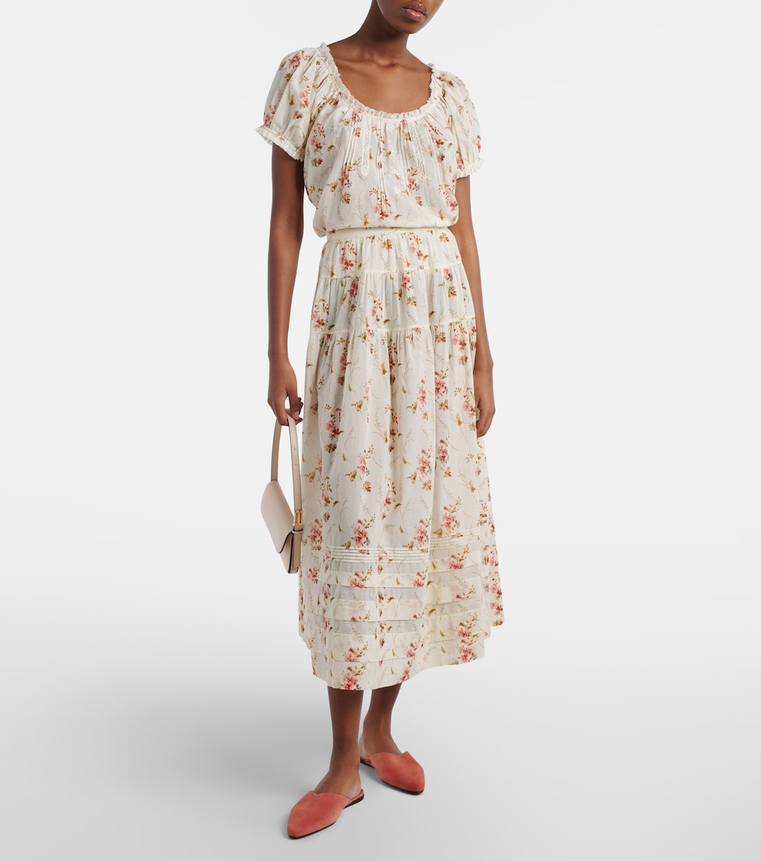 Maxirock Marie aus Baumwolle | Dôen