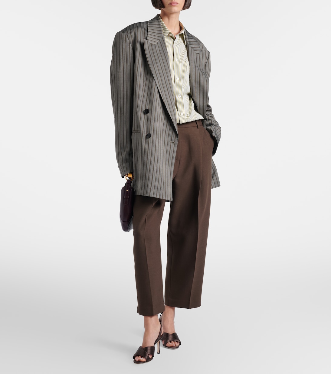 Sandales slingback Viera en satin | Manolo Blahnik