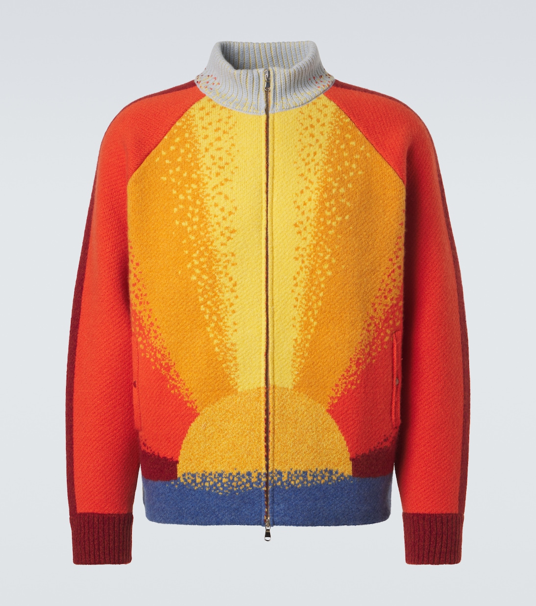 Radiant Sun cashmere zip-up sweater | God's True Cashmere