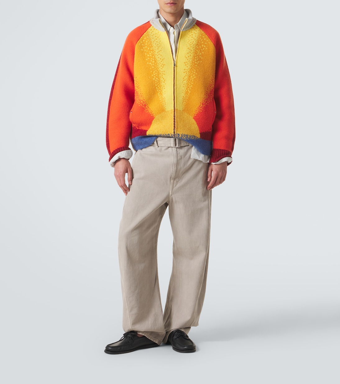 Radiant Sun cashmere zip-up sweater | God's True Cashmere