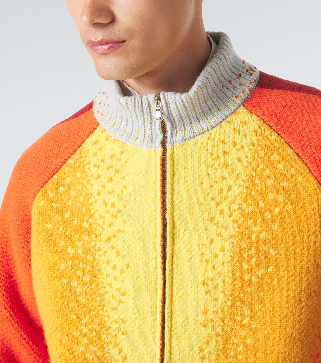 Radiant Sun cashmere zip-up sweater | God's True Cashmere