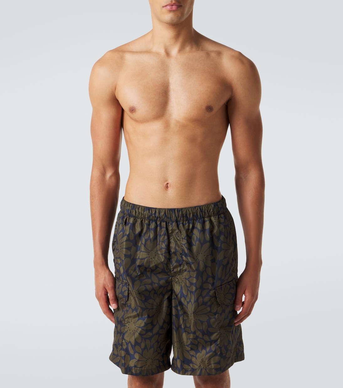 Re-Nylon floral swim trunks | Prada