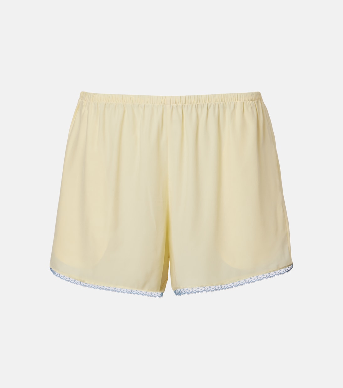 Shorts de seda con encaje | SIR