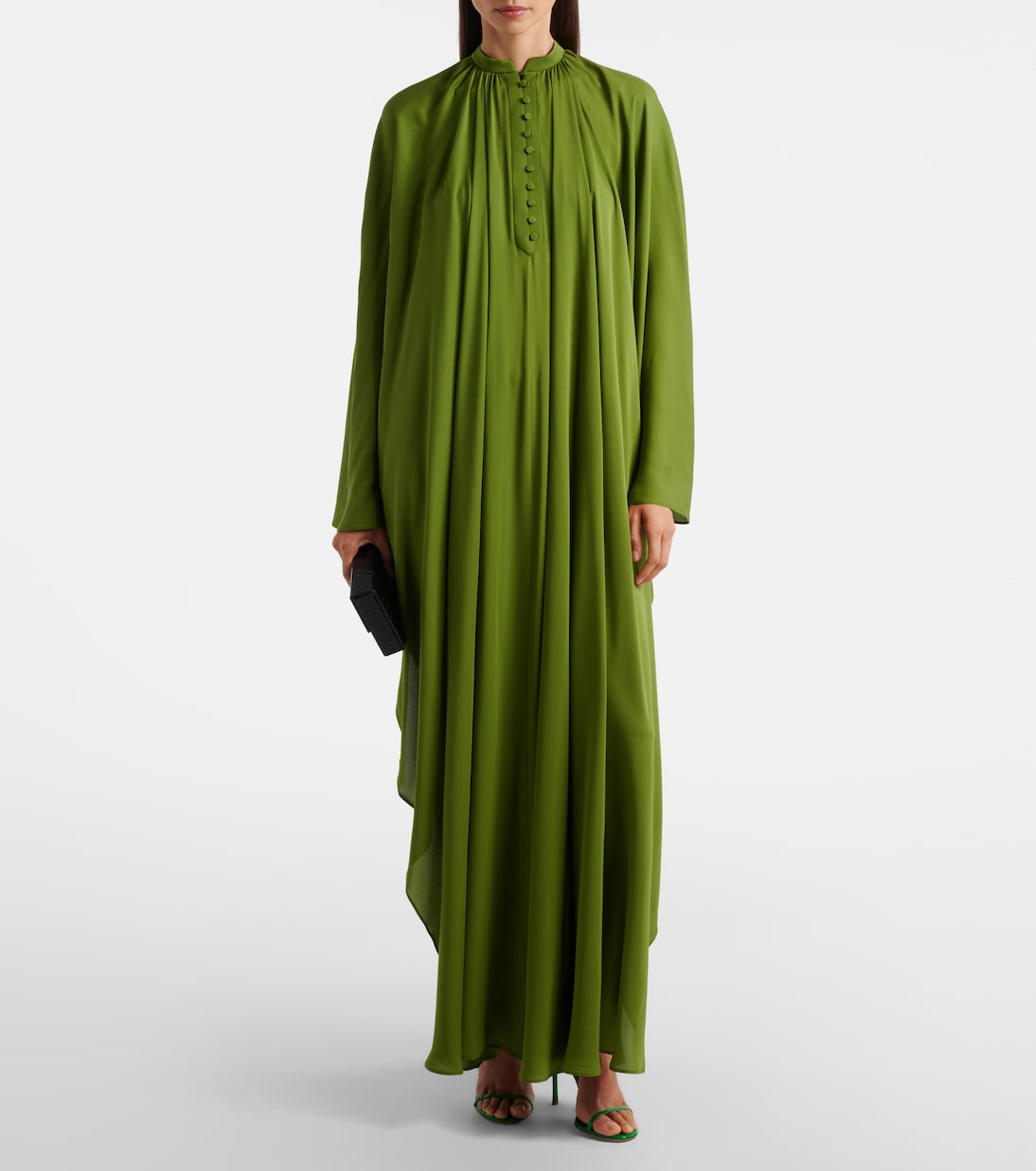 Draped silk georgette kaftan  | Tom Ford